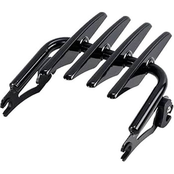 Baione Detachable Two Up Stealth Luggage Rack for 2009-2024 Harleys - New