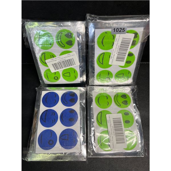 4 Packs (150pcs Each) Mosquito-Repellent Patches/Stickers for Outdoors/Camping/Summer Time - New