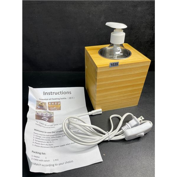 Electric Oil Cream Warmer; Adjustable Temp Control Oil/Cream/Lotion Warmer, 110-250V - New (No Box)