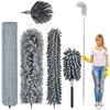 Image 1 : 6PC Telescoping Microfiber Duster Kit with Extension Pole (Extends from 30"-100") - New!