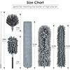 Image 2 : 6PC Telescoping Microfiber Duster Kit with Extension Pole (Extends from 30"-100") - New!