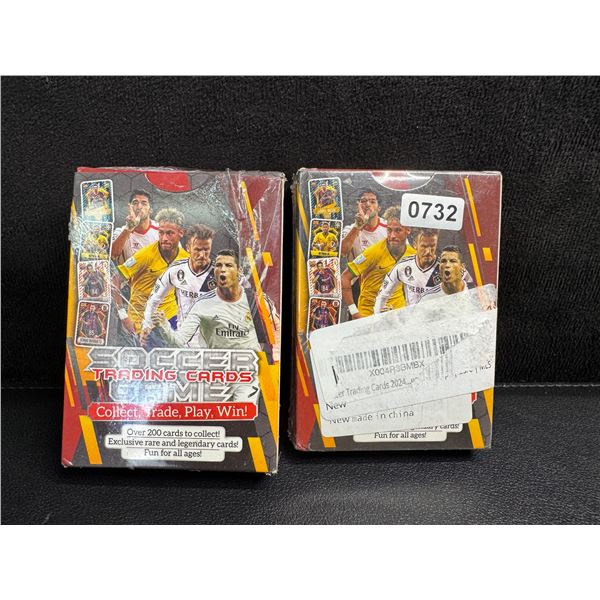 2 Packs of 2024 Soccer Trading Cards - New
