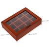 Image 2 : Wooden Multi Compartment Box with Acrylic Lid for Tea or Jewellery - New