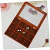 Image 4 : Wooden Multi Compartment Box with Acrylic Lid for Tea or Jewellery - New