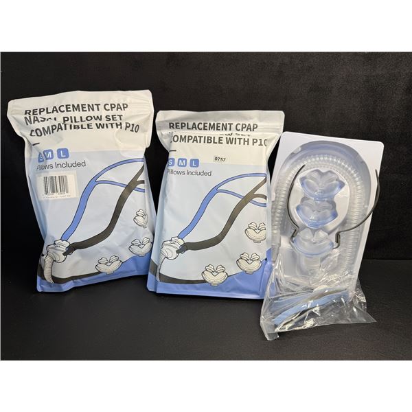 2 Sealed Replacement CPAP Nasal Pillow Sets Size Large - New