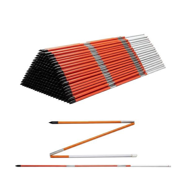 50PCS Long Reflective Driveway Markers/Stakes for Entrances/Walkways/Driveways (47" x 0.3") - NEW