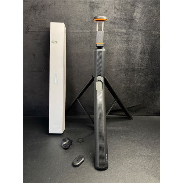 71" Extendable Tripod/Selfie Stick with Bluetooth Remote; Compact/Easy-Fold Case Design - New