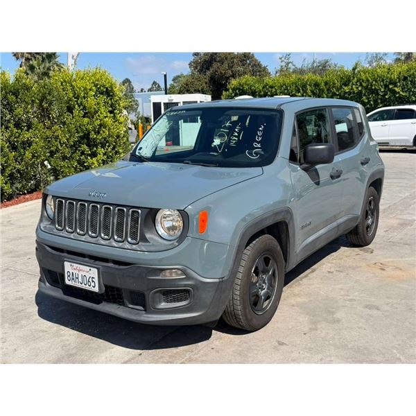 JEEP  RENEGADE 2017 O/S TITLE 2 DAYS