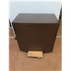Image 4 : * Sunar Metal 2-Shelf Cabinet - Cannot Ship - Dolly Not Included