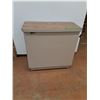 Image 4 : * Vintage Metal 3-Shelf Cabinet - Cannot Ship, Dolly Not Included