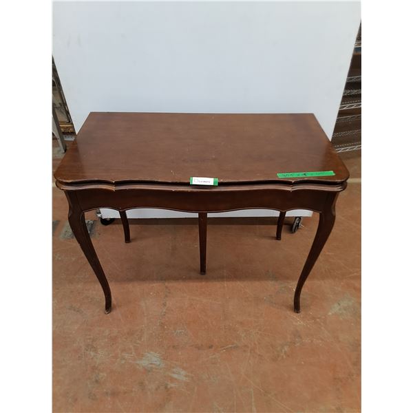 * Vintage Wooden Drop-Leaf Table - Pictured Dimension is Fully Open - Cannot Ship