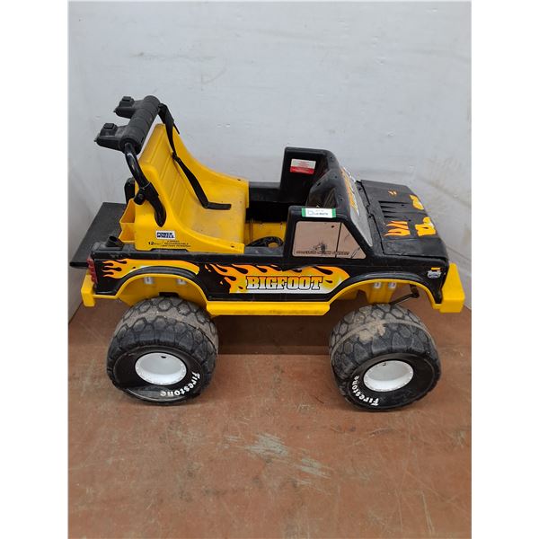 * Power Wheels "Bigfoot" Child's Motorized Vehicle - Untested, As is - Cannot Ship