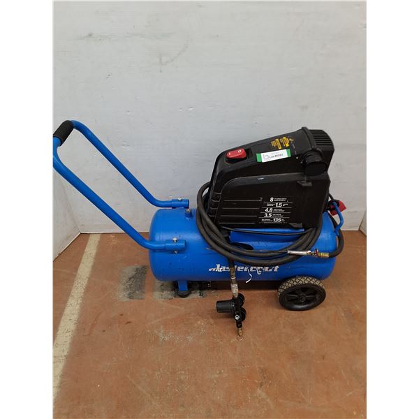* Mastercraft Wheeled Air Compressor - Powers On but Needs Repair - Cannot Ship