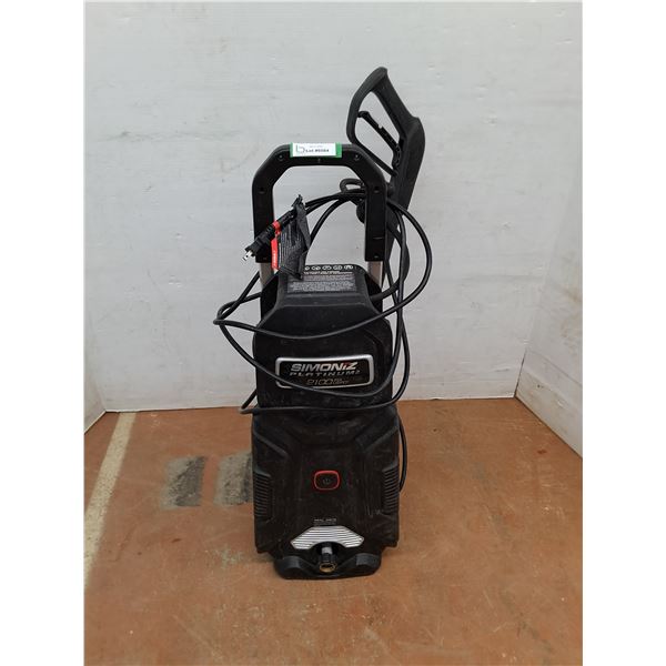* Simoniz Platinum 2100 PSI Pressure Washer - Tested - Cannot Ship