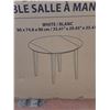 Image 2 : * NIB Axel White Dining Table - Cannot Ship
