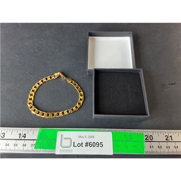 Women's Gold Colored Bracelet with Box