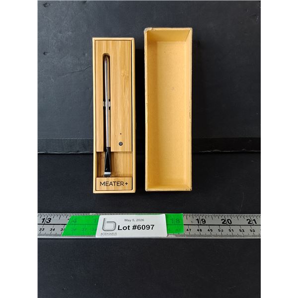 Meater+ Wireless Smart Meat Thermometer- As Is, May Require New Batteries