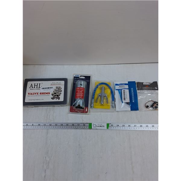 Water Heater Wrench, Valves Shims, Double Handle Grease Gun Coupler, Line Output, Servo Promoto