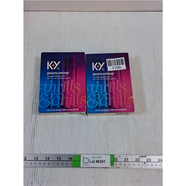 (2)KY Couples Lubricants NIB