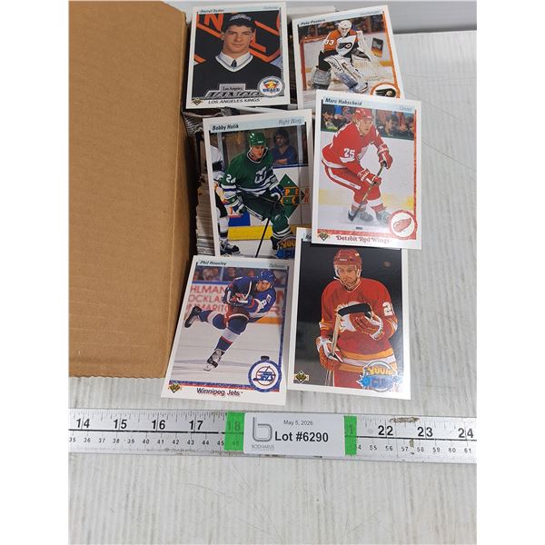 Box of assorted NHL Player Cards-Various Years