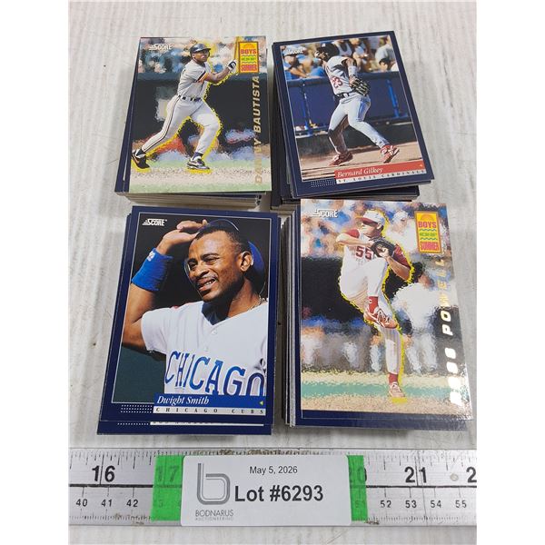 Assorted 1993 Score Baseball Player Cards
