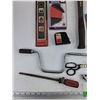 Image 3 : Spark Plug Socket, Torpedo Level, Sae Hex Key Set, Hammer, Utility Knife, Electrical Tape, Scissors