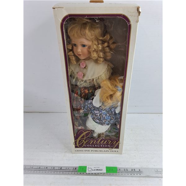 Hand Crafted Genuine Porcelain Doll 19"
