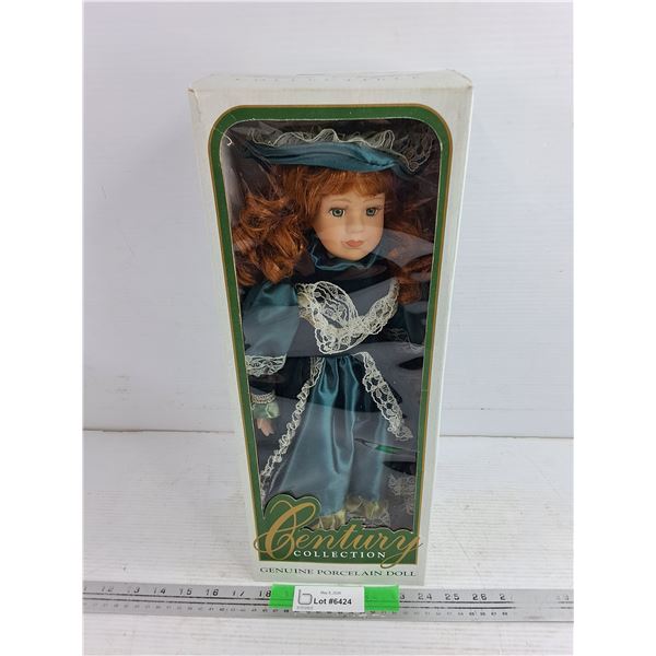 Hand Crafted Genuine Porcelain Doll 17"