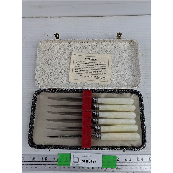 Vintage Set of Dining Knives