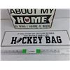 Image 3 : (2) Wall Metal Signs