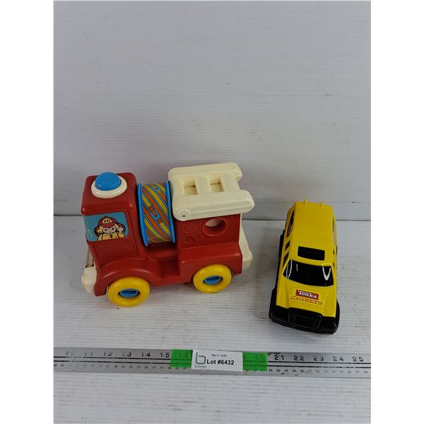 Playskool Fire Truck, Tonka Truck