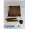 Image 1 : Vintage Wall Hanging Clock - As Is
