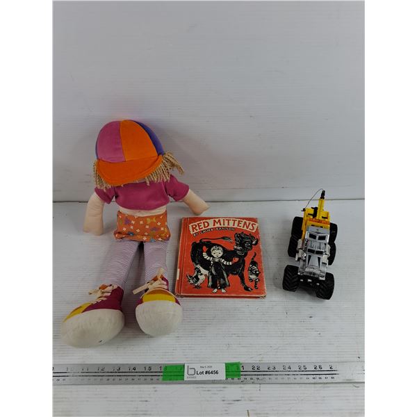 Stuffed Doll, Red Mittens Book by Laura Bannon, Tonka Tow Truck