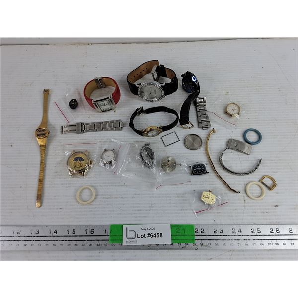 Assorted Watches & Components