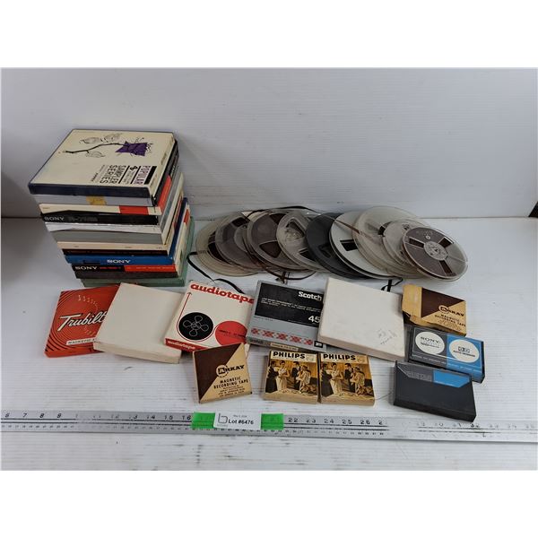 Assorted Vintage Recording Tapes