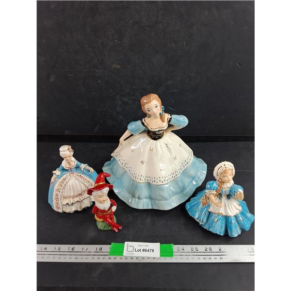 Assorted Porcelain Figures - Chipped