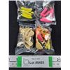 Image 1 : (4) Pkgs. of Fishing Hooks-Swimmers and Jigs-Custom Made-Glo in the Dark