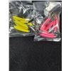 Image 4 : (4) Pkgs. of Fishing Hooks-Swimmers and Jigs-Custom Made-Glo in the Dark