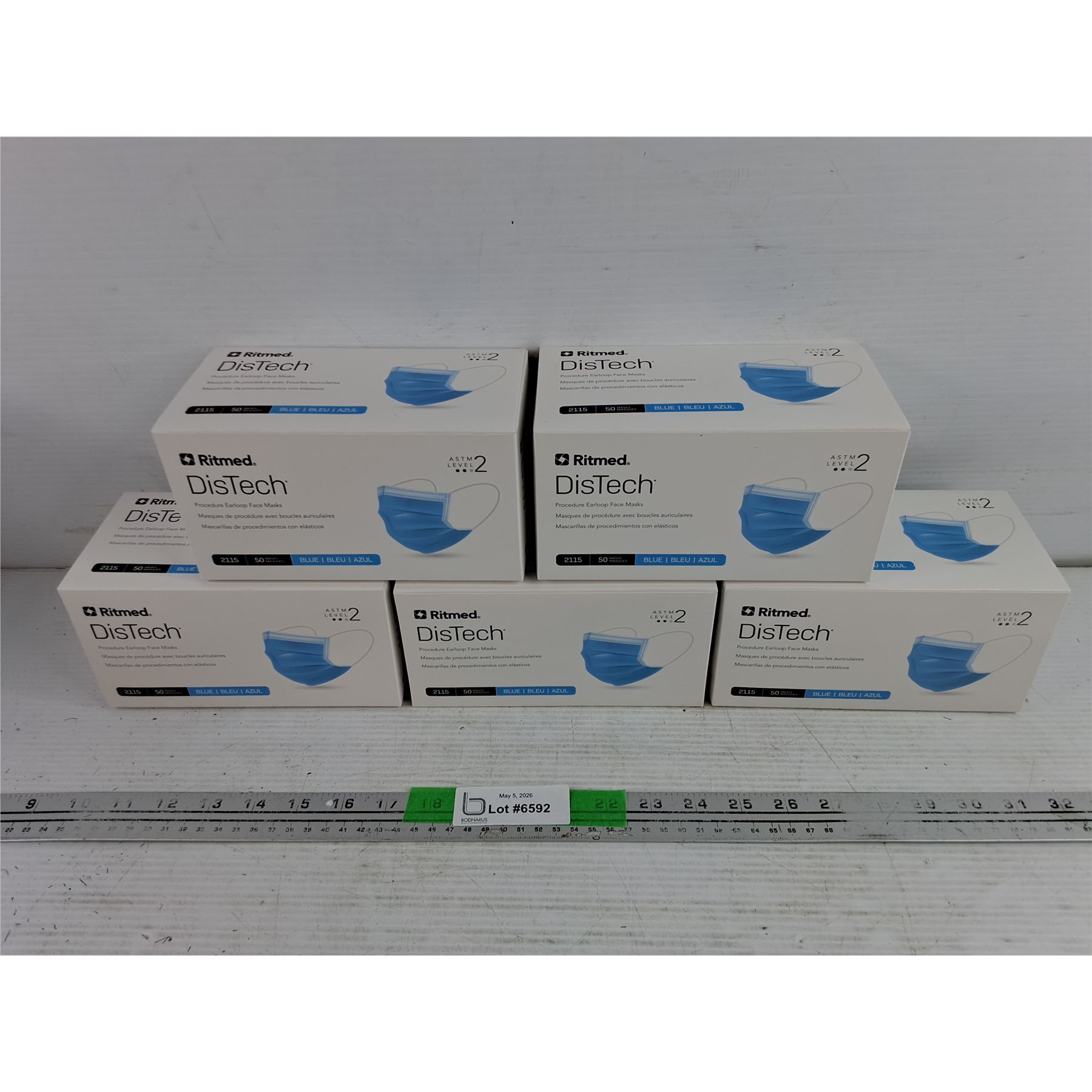Ritmed DisTech ATSM Level 2 Procedure Earloop Face Masks - Bodnarus ...