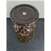 Image 2 : Partylite Glass Tile Vase, 3-Tier Tealight Candle Holder w/Candles - PICK UP