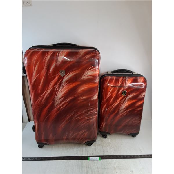 * (2) Heys Rolling Suitcases (18x13.5x30" & 13x22x9") - PICK UP ONLY