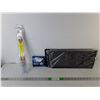 Image 1 : Welding Rods, Windshield Repair Kit, (2) Metal Shelves 16.5" x 7.5" - PICK UP