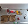 Image 1 : Tool Pouch, Window Insulation Shrink Kit, Hand Sanders, Misc.