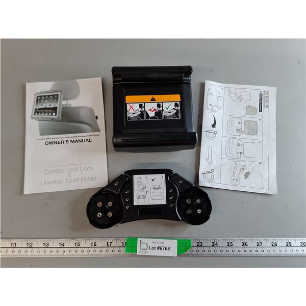 Combo Hook Dock & Universal Tablet Holder