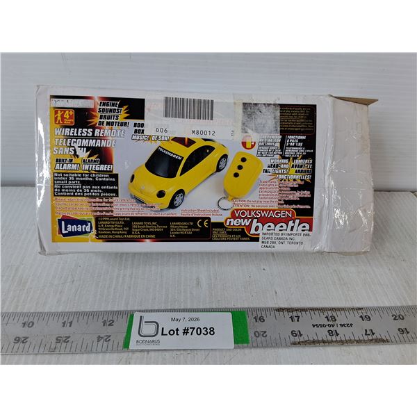 Wireless Remote Volkswagen Beetle- As Is