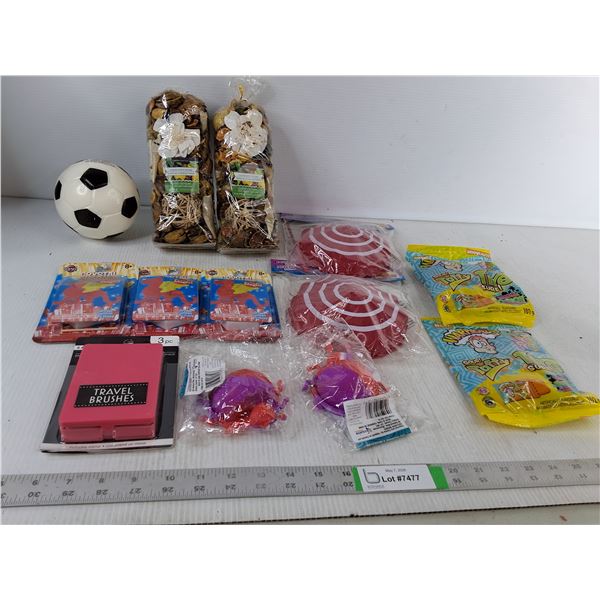 Crystal Dragon, Travel Makeup Brushes, Outdoor Furniture Playset, & Warheads Taffy