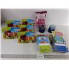 Image 1 : Desktop Classroom Rewards, MisMatch Farm Animals, Blue Glass Jars, Misc