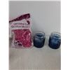 Image 3 : Desktop Classroom Rewards, MisMatch Farm Animals, Blue Glass Jars, Misc