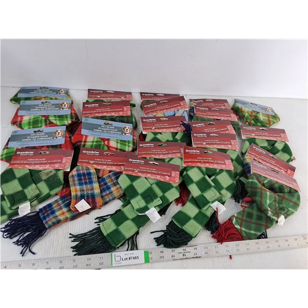 Various Pet Scarfs- Neck Size 11in & 19 in