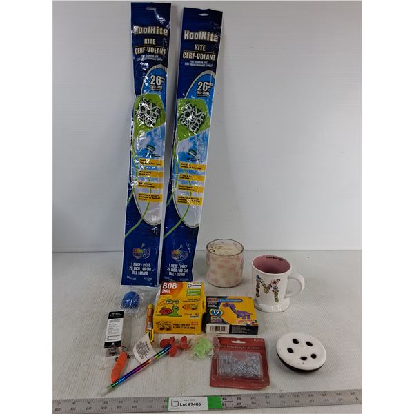 (2) Kites, Candles, Retinol Eye Cream, Misc - PICK UP